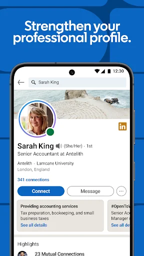 LinkedIn অ্যাপ ডাউনলোড করুন – প্রফেশনাল ক্যারিয়ার গড়ুন সেরা উপায়ে - Screenshot 4
