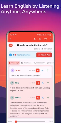 Learning English – 6 minutes ডাউনলোড করুন – এআই ভিত্তিক ইংরেজি শিখুন - Screenshot 3