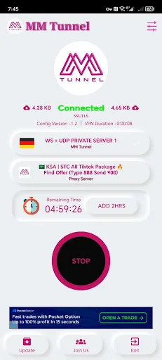 MM Tunnel Latest Version Download – Fast & Secure VPN Free - Screenshot 5