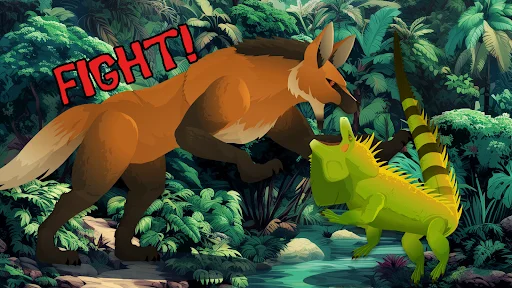Tiger Fights Lion: Forest War ডাউনলোড করুন – সেরা অ্যাকশন গেম - Screenshot 3