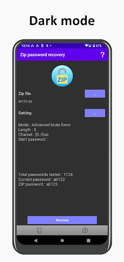 ZIP Password Recovery ডাউনলোড করুন – পাসওয়ার্ড রিকভারি টুলস - Screenshot 7