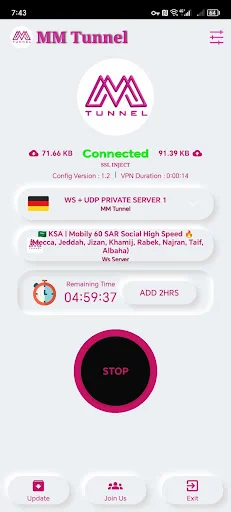 MM Tunnel Latest Version Download – Fast & Secure VPN Free - Screenshot 1