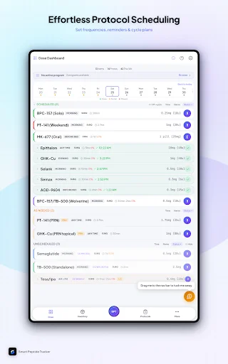 Smart Peptide Tracker ডাউনলোড করুন – সেরা পেপটাইড ট্র্যাকিং অ্যাপ - Screenshot 18