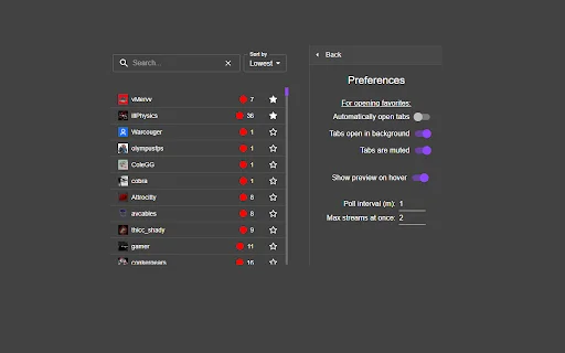 Twitch Lurker ডাউনলোড করুন – প্রিয় স্ট্রিমারদের সাথে সবসময় যুক্ত থাকুন - Screenshot 2