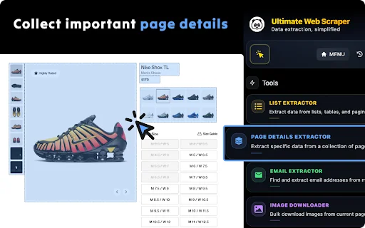 Ultimate Web Scraper ডাউনলোড করুন – সহজে ডেটা এক্সট্র্যাক্ট করুন - Screenshot 3