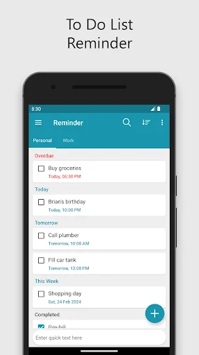 To Do List Reminder & Widget ডাউনলোড করুন – সেরা প্রোডাক্টিভিটি অ্যাপ - Screenshot 1